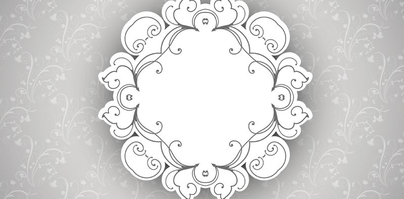 Decorative background - ideal for a wedding invitation
