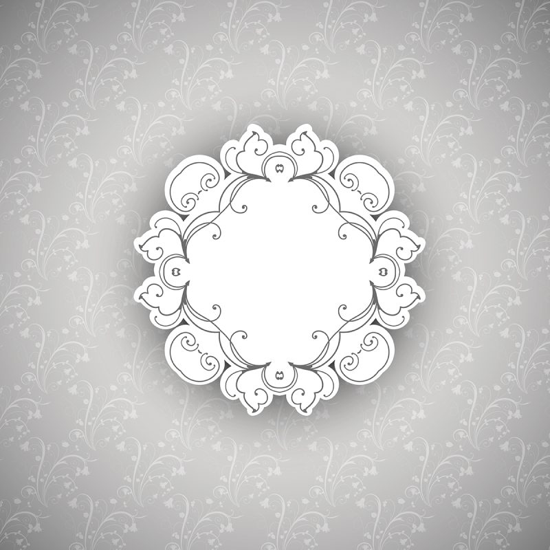 Decorative background - ideal for a wedding invitation
